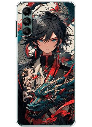 Чохол силіконовий з картинкою на samsung galaxy a04s (a047) (аніме, anime)