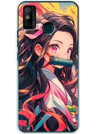 Чохол силіконовий з картинкою на tecno spark 6 go (аніме, anime)