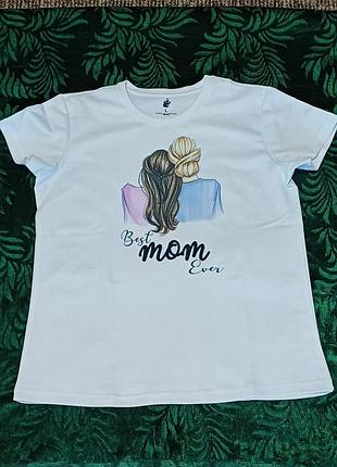 Футболка "best mom ever" — для найкращої мами, m