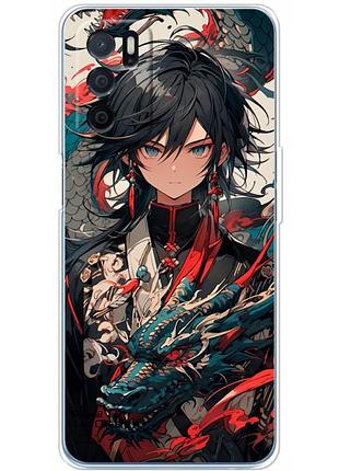 Чохол силіконовий з картинкою на oppo a54s (аніме, anime)