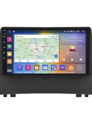 Штатная магнитола lesko для renault megane ii рестайлинг 2006-2009 экран 9" 4/64gb carplay 4g wi-fi gps prime