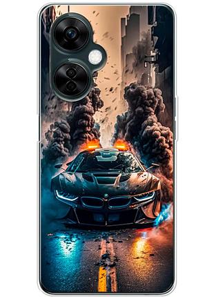 Чохол силіконовий з картинкою на oneplus nord ce 3 lite (машина bmw i8)