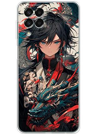 Чохол силіконовий з картинкою на samsung galaxy m33 5g (m336) (аніме, anime)