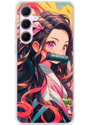 Чехол силиконовый с картинкой на samsung galaxy a55 5g (a556) (аниме, anime)