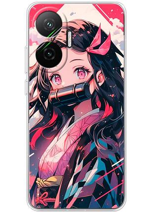 Чохол силіконовий з картинкою на xiaomi poco f7 (аніме, anime)