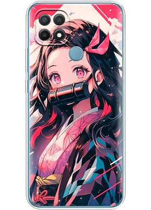 Чохол силіконовий з картинкою на oppo a15s (аніме, anime)