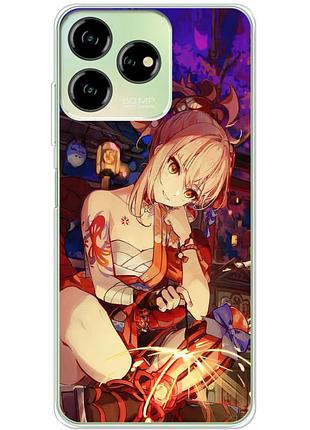 Чехол силиконовый с картинкой на zte blade v50 design 4g (аниме, anime)