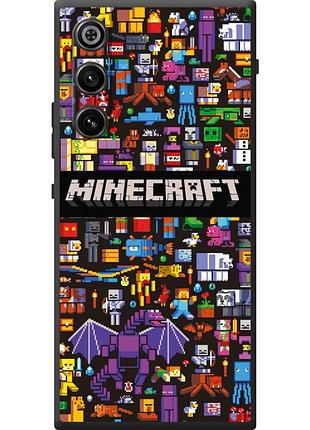 Чехол силиконовый с картинкой на zte nubia red magic 10 air (майнкрафт, minecraft)