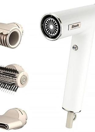 Фен-щетка shark speedstyle 3-in-1 for straight&wavy hair hd333eu 1700 вт белый