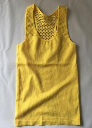 Майка для спорта yellow
