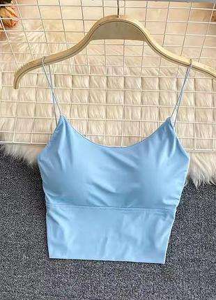 Стильний жіночий топ з мікродайвінгу, crop top , кроп-топ , розмір m-l, чашка b,
