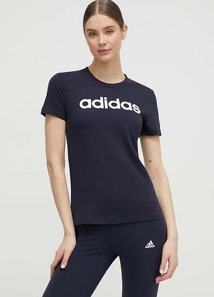 Женская футболка adidas черного цвета женская спортивная женская футболка женская хлопковая футболка на лето xl