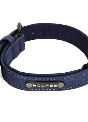 Нашийник двошаровий для собак hoopet w033 blue l