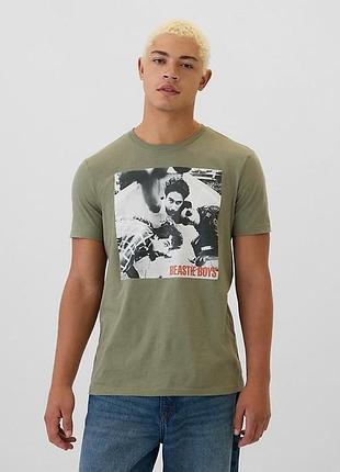 Мужская футболка gap (4826241296597) beastie boys graphic t-shirt s зеленая