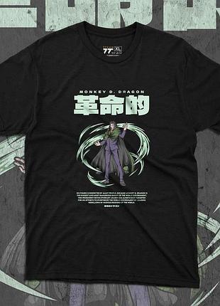 Футболка мужская с принтом ван пис monkey d dragon размер 48 anime0253