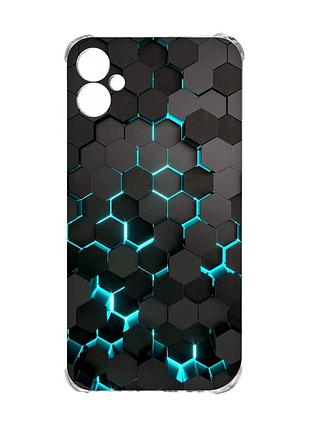 Чохол з потовщеними кутами на samsung galaxy a05 (a055) :: соти 3d (принт 357)