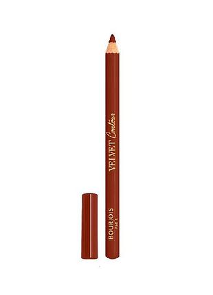 Контурний олівець bourjois velvet contour lip liner 12 brunette, 1.14 г