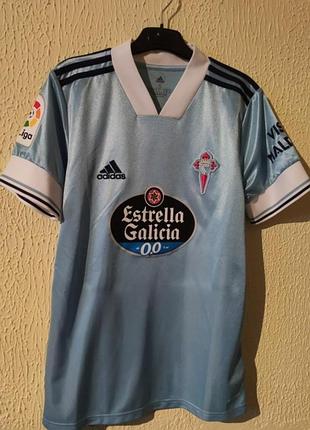 Спорт оригинал домашняя футболка футболка футбольная adidas 2017-18 celta vigo.л