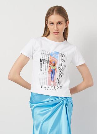 Футболка женская frekans 186552 s белая (2200004930886)