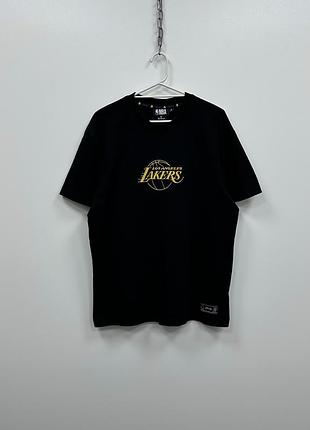 Шикарна футболка nba los angeles lakers printed t-shirt black