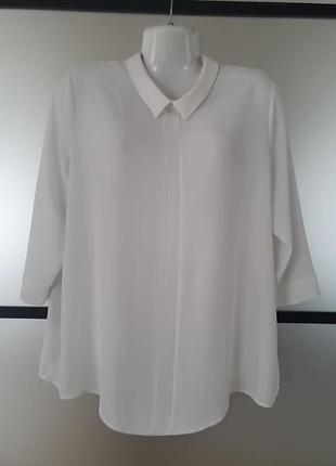 Белая,молочная блуза s.oliver black96,р.l/xl,стан идеальный