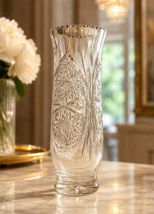 Ваза з богемського скла (bohemia crystal)