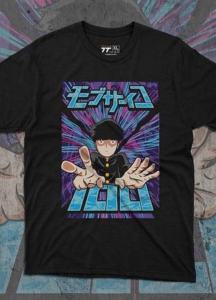 Футболка мужская с принтом mob psycho #3 размер 48 anime0893