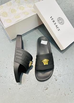 Шльопанці чоловічі versace шлепанцы мужские