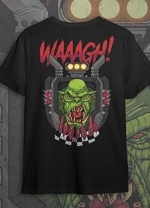 Футболка мужская с принтом warhammer 40k waaagh! размер 48