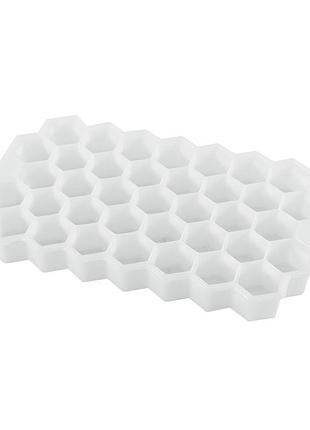 Силіконова форма для льоду cumenss соти white