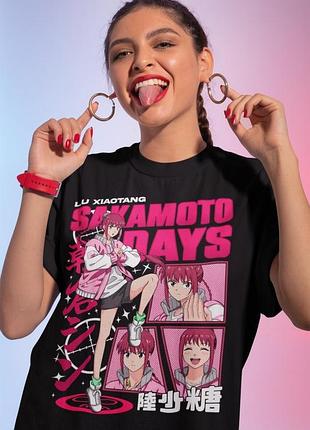 Футболка мужская аниме аниме винтаге спекиал манга оверсайз (s/m/l) черний animej0518