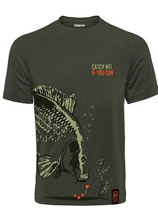 Футболка чоловіча для рибалки delphin catch me carp nx l
