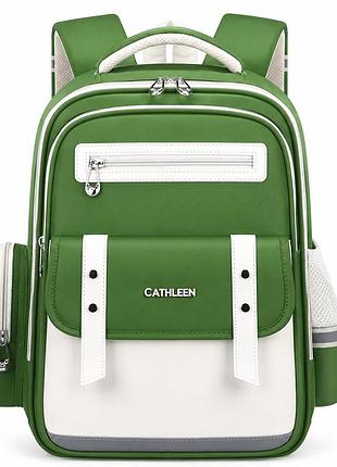 Шкільний рюкзак ортопедичний для 1-5 класу 39×29×15 см 1402 green