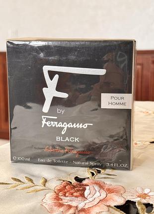 Salvatore ferragamo f by ferragamo black pour homme edt 100ml запечатані 2010 рік