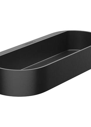 Косметическая емкость hansgrohe wallstoris 27913670, черный