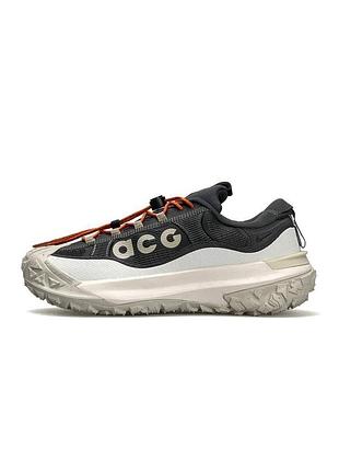 Чоловічі кросівки nike acg mountain fly 2 low white dark grey