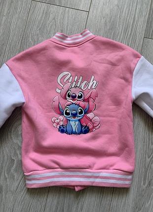 Бомбер дитячий, кофта на дівчинку, stitch 3