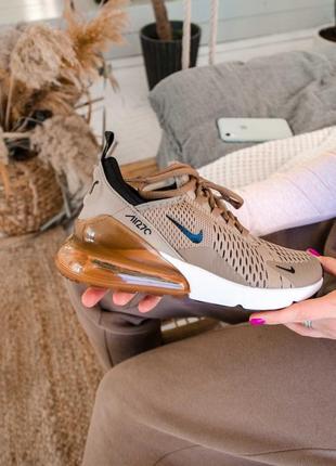 🤩🌹nike air max 270 brown🌹🤩кросовки женские найк эир макс весна-лето-осень