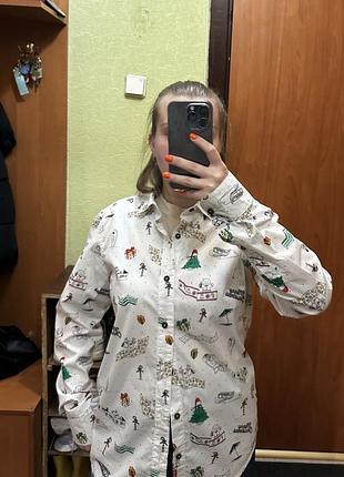 Чоловіча новорічна сорочка