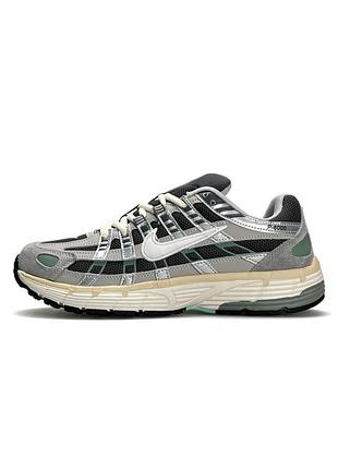 Чоловічі кросівки nike p-6000 m grey black green