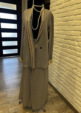 🌿 розкішний костюм alysi italy, віскоза, oversize, made in italy