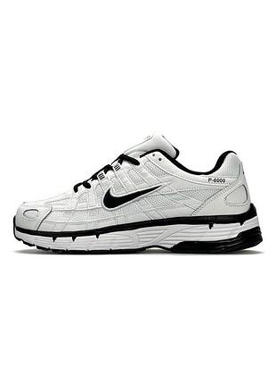 Чоловічі кросівки nike p-6000 m white black