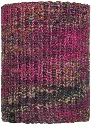 Шарф buff knitted & fleece neckwarmer sabine pump pink