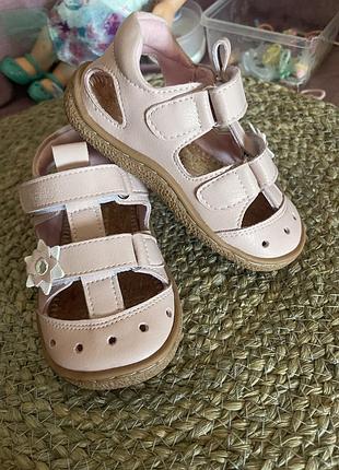 Нові шкіряні босоніжки barefoot tipsietoes (босоноге взуття), устілка 14.6 см