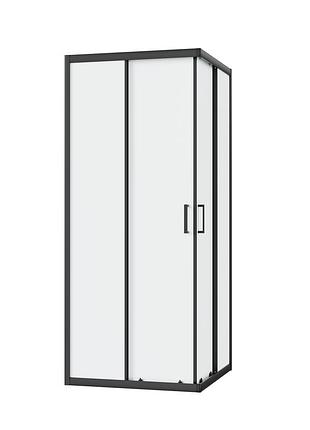 Скляна душова кабіна avko glass rdr06 190х90х90 black матова