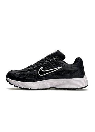 Жіночі кросівки nike p-6000 w black white