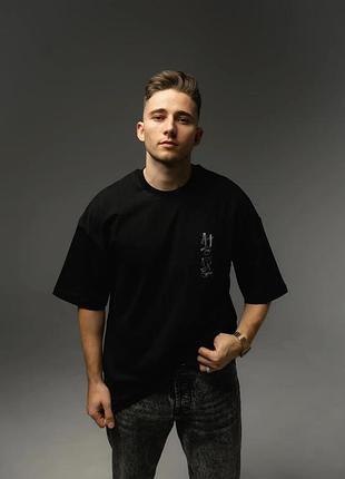 Футболка eternal script black черный l