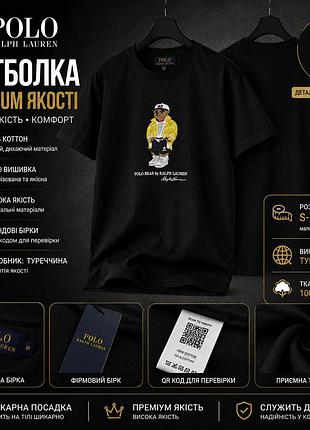Мужская футболка polo ralph lauren с вышитым лого легкая стильная футболка поло ральф лорен из хлопка для подростка округлый вырез