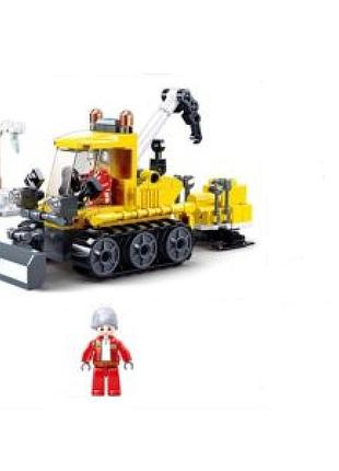 Конструктор sluban снегоуборочная машина m38-b0952 145 деталей