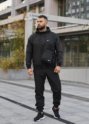Спортивный костюм мужской весенний осенний nike черный 2xl